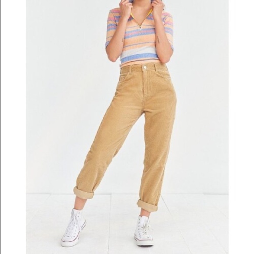 BDG Corduroy High-Waisted Mom Pants